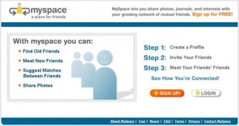 Myspace Registration - Get A Free Profile