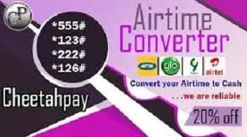 Cheetahpay.com.ng Airtime To Cash Website Converter