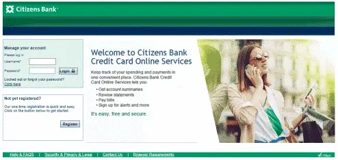 Citizen Bank Card Login