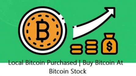 Local Bitcoin Purchased | Buy Bitcoin At Bitcoin Stock