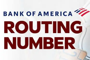 Bank of America Routing Number - List of Bank of America Routing Number