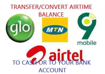 List Of Websites To Transfer Airtime to Bank Account - Convert Airtime to Cash