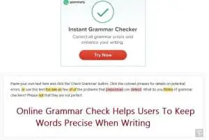 Grammar Check Tools Helps Users To Keep Words Precise When Writing
