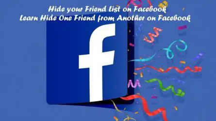 Learn To Hide One Friend from Another on Facebook