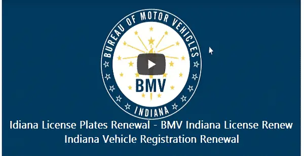 Indiana License Plates Renewal - BMV Indiana License Renewal
