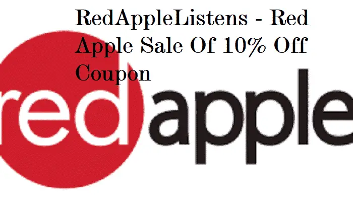 RedAppleListens - Red Apple Sale Of 10% Off Coupon
