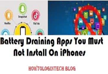 Battery Draining Apps You Must Not Install On iPhones