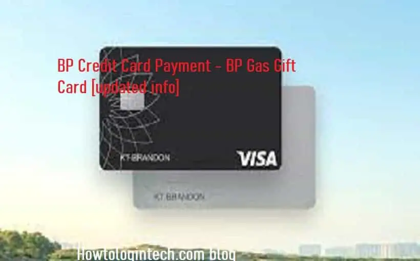 BP Credit Card Payment - BP Gas Gift Card