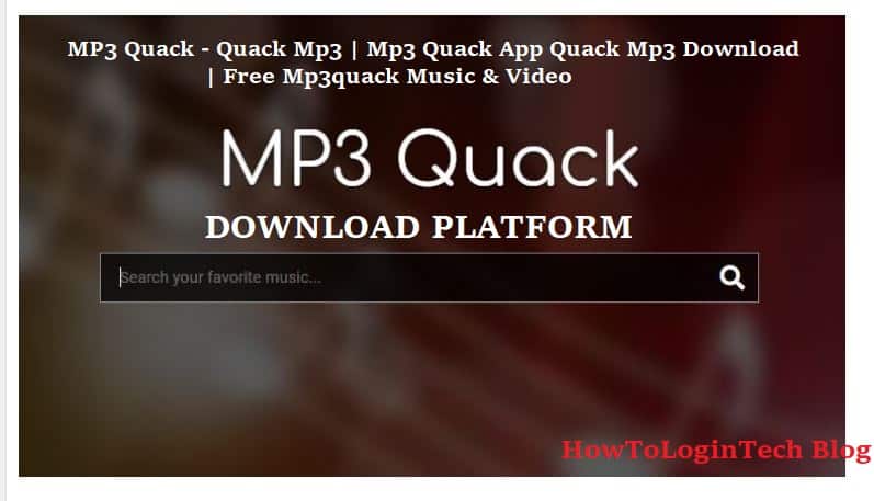 Mp3 Quack 2021- Quack Mp3 | Mp3 Quack App | Mp3 Download