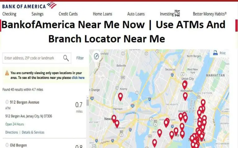 BankofAmerica Near Me Now | Use ATMs And Branch Locator Near Me