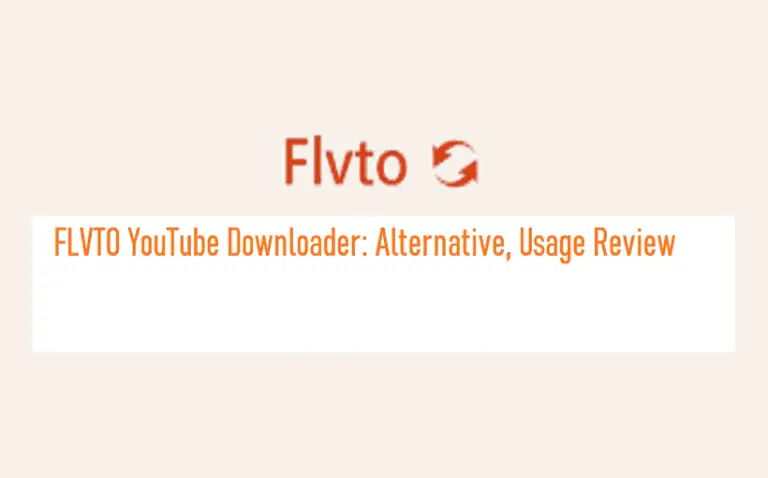 FLVTO YouTube Downloader: Alternative, Usage Review