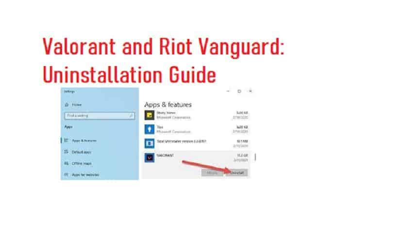 Valorant and Riot Vanguard: Uninstallation Guide