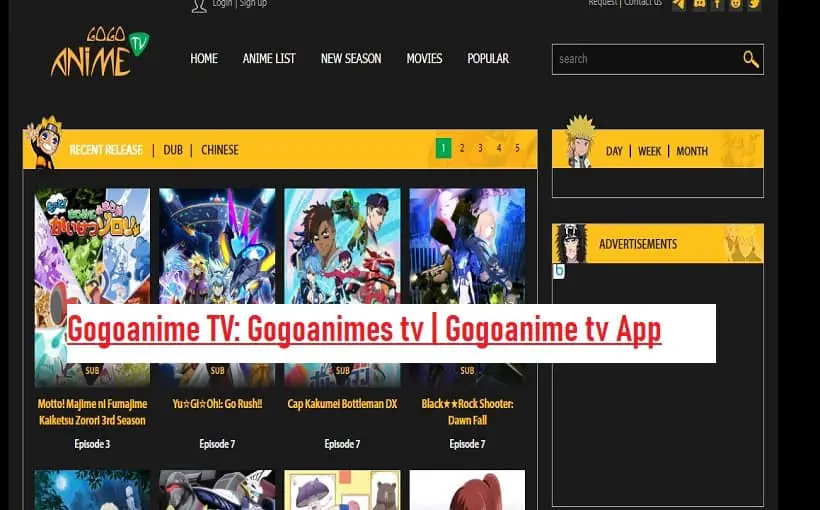 Gogoanime TV: Gogoanimes tv | Gogoanime tv App