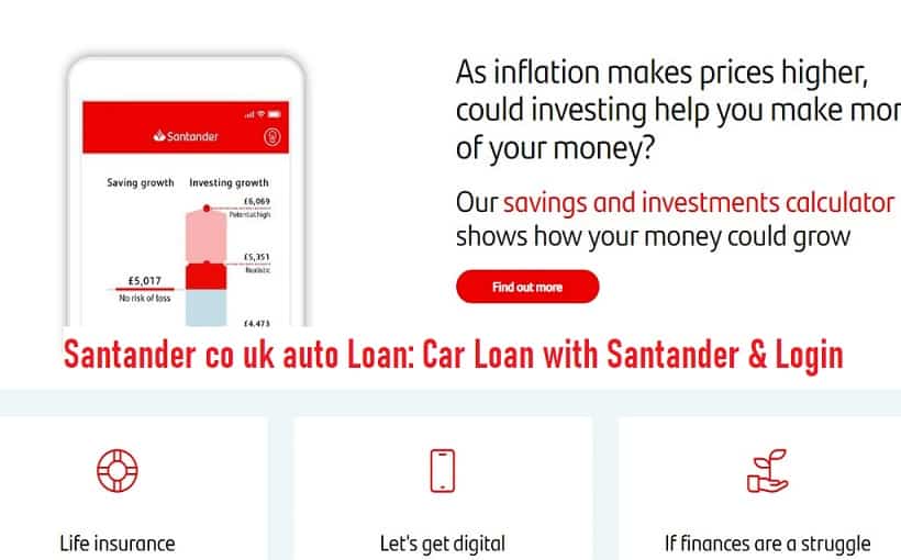 Santander co uk auto Loan: Car Loan with Santander & Login