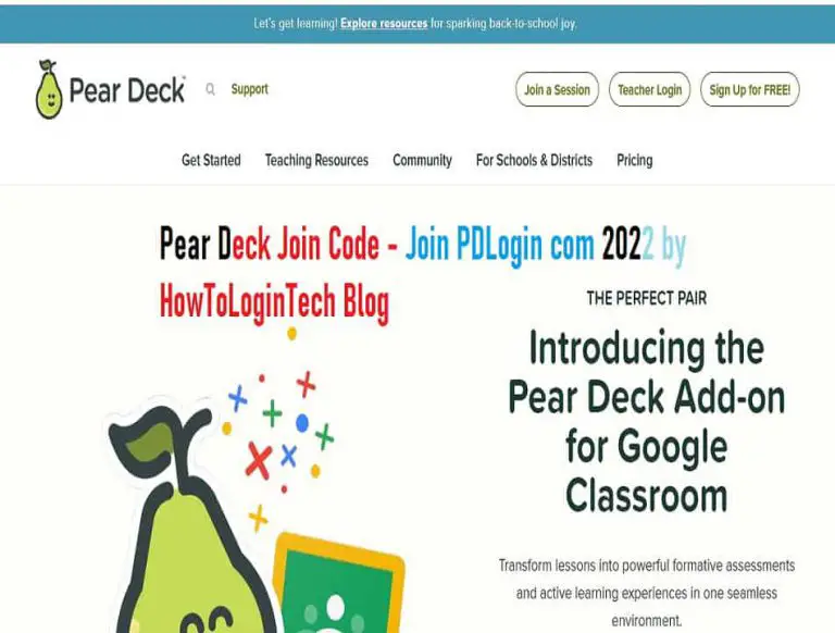 Pear Deck Join Code - Join PDLogin com 2022